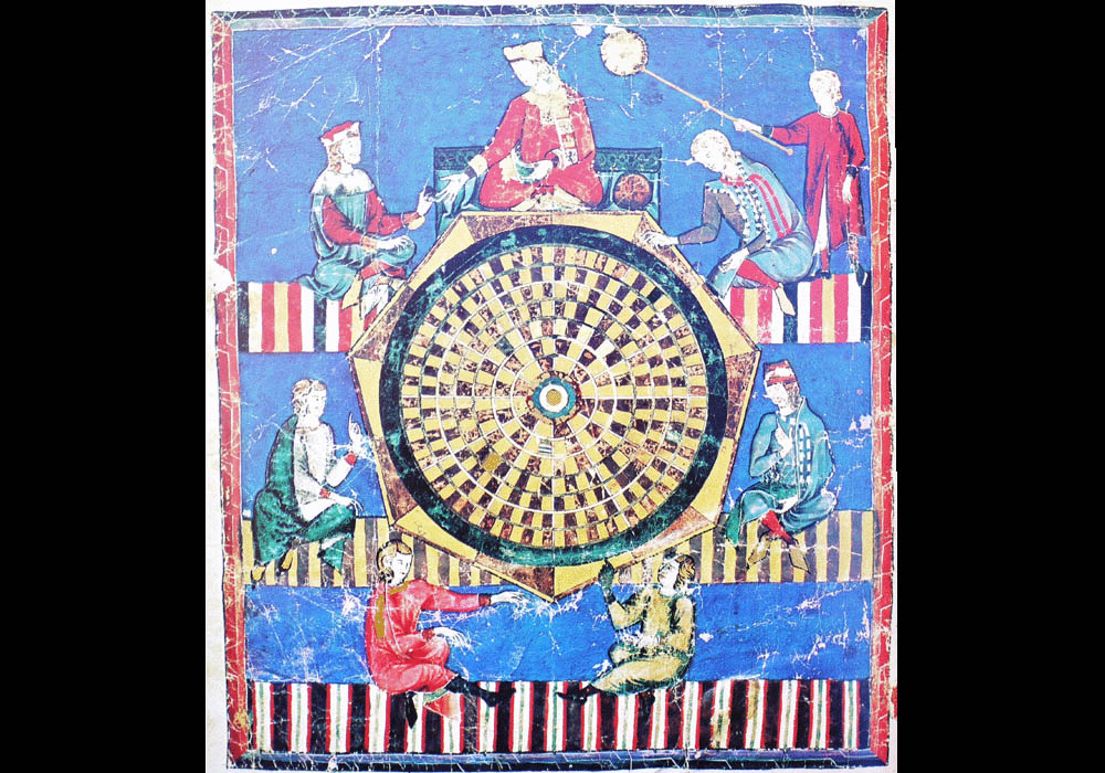 Libro Ajedrez Dados Tablas-Alfonso X Wise-Chest-Manuscript-Illuminated codex-facsimile book-Vicent García Editores-10 Tables Game.
